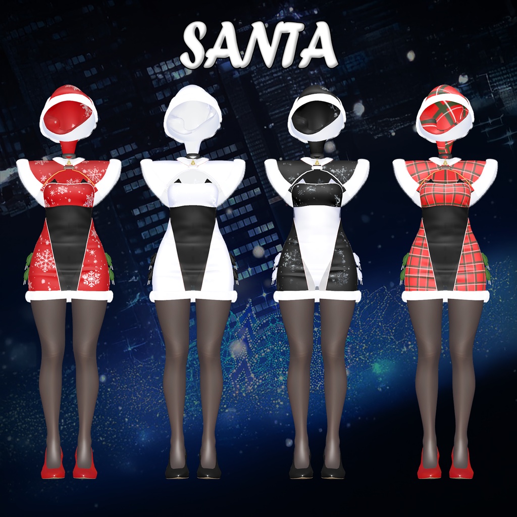 【SALE】【8アバター対応】 Santa 【VRChat想定】
