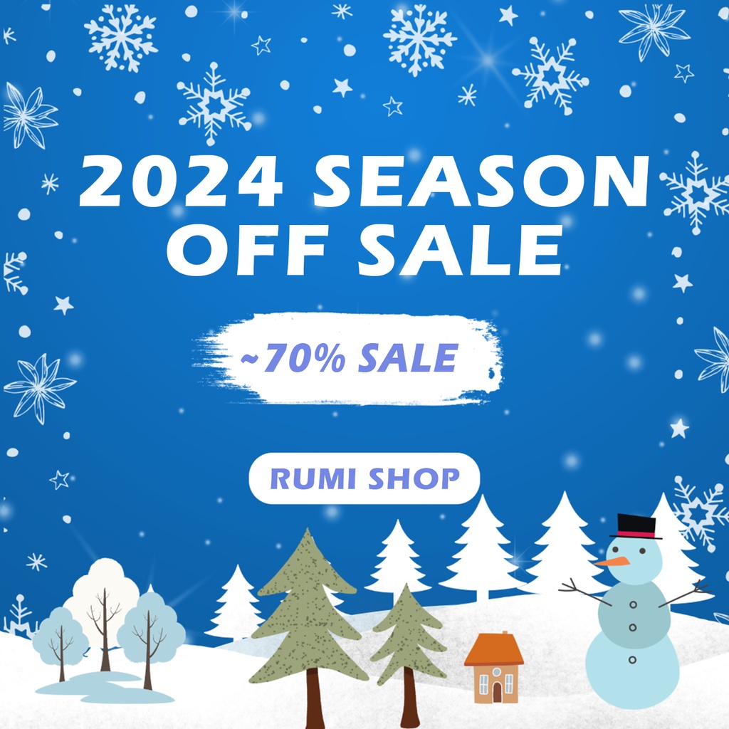 【~70% SALE】【+FREE SET】 【~ 12.31】 2024 SEASON OFF SALE 【FULL PACKAGE】 【VRChat想定】