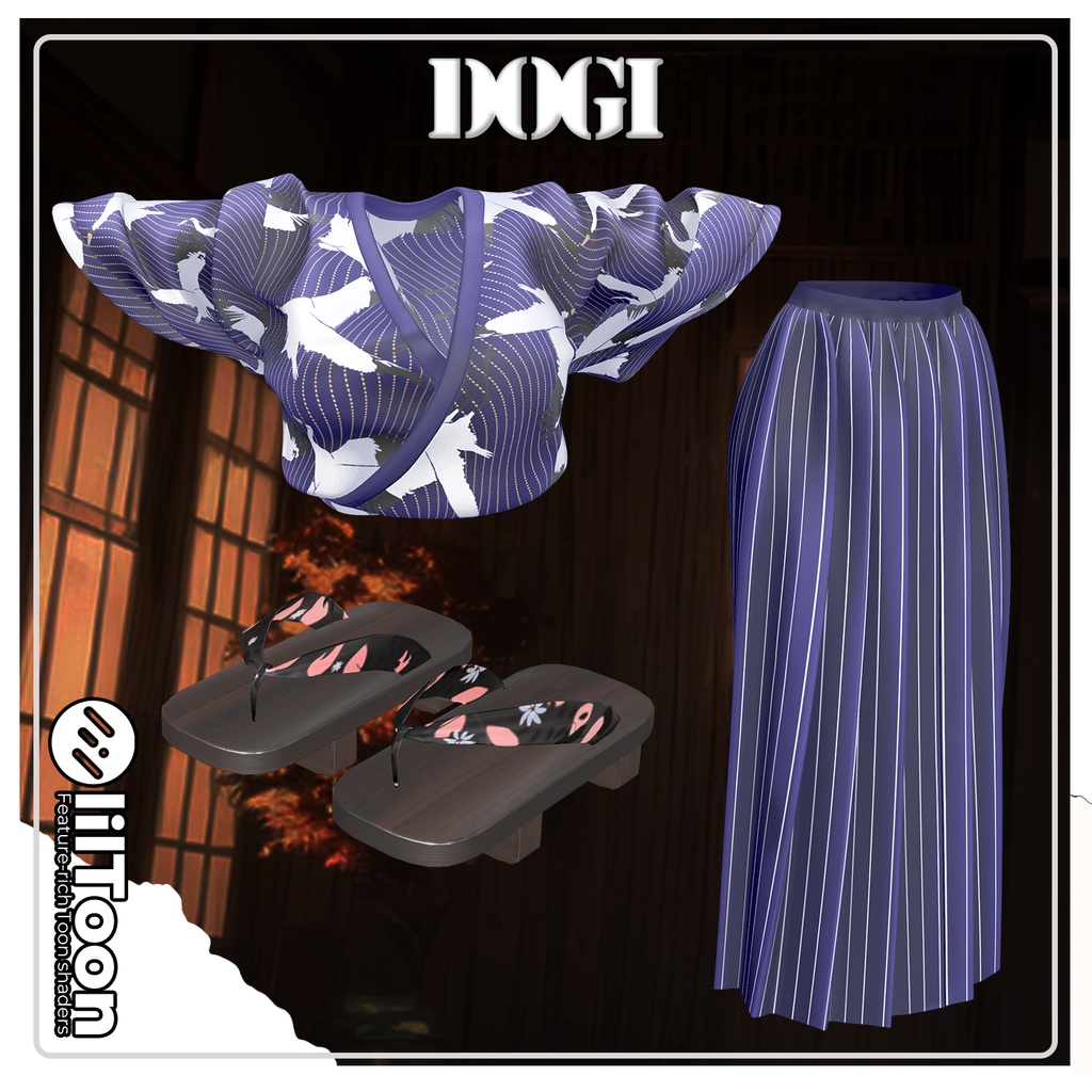 【PB】【10アバター対応】 DOGI(道着) 【VRChat想定】