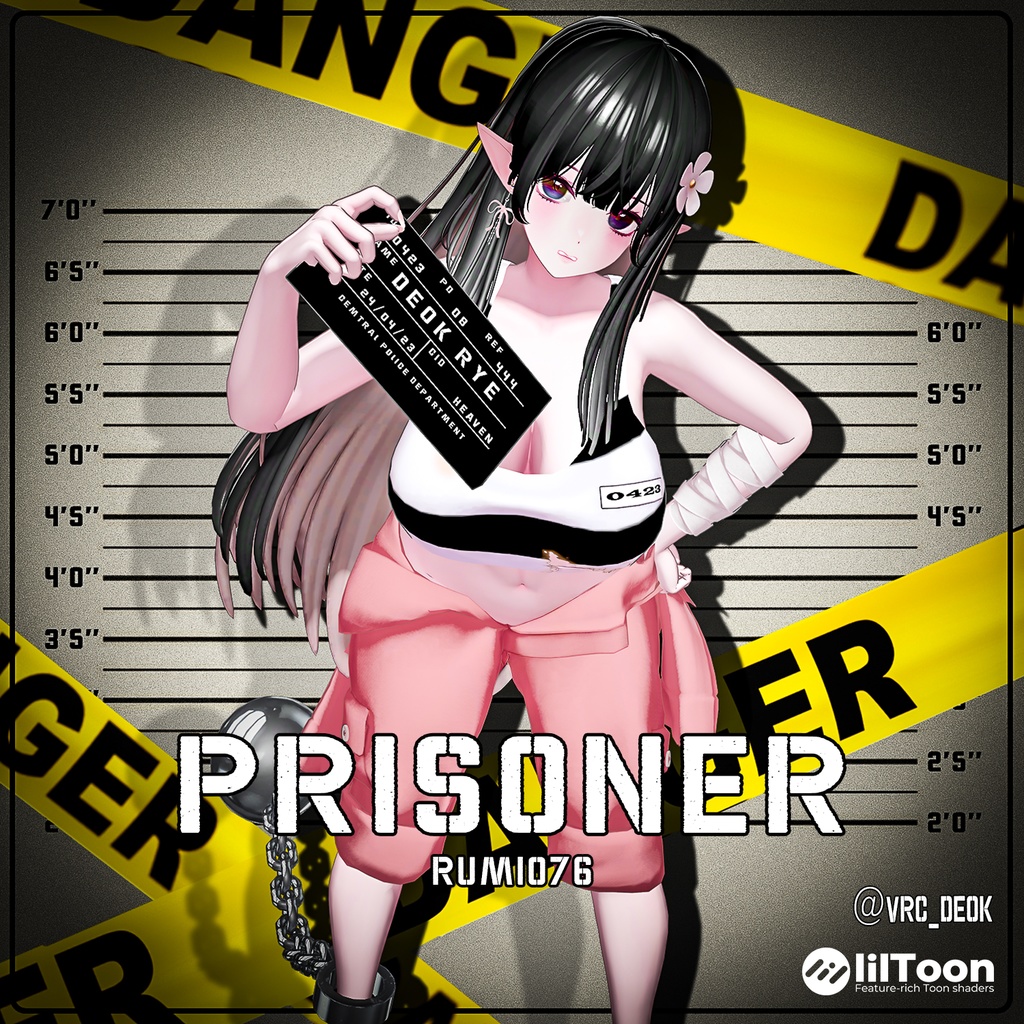 【PB】【10アバター対応】 PRISONER 【VRChat想定】