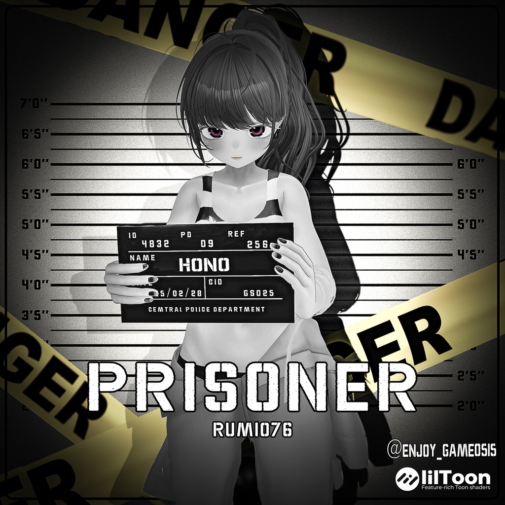 【PB】【10アバター対応】 PRISONER 【VRChat想定】