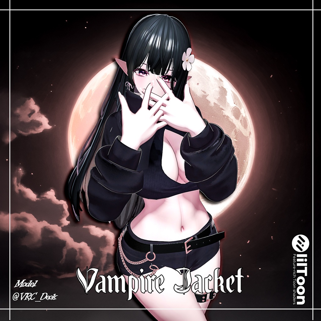 💥BLACKFRIDAY💥【40%% SALE】 【PB】【7アバター対応】 Vampire Jacket 【VRChat想定】