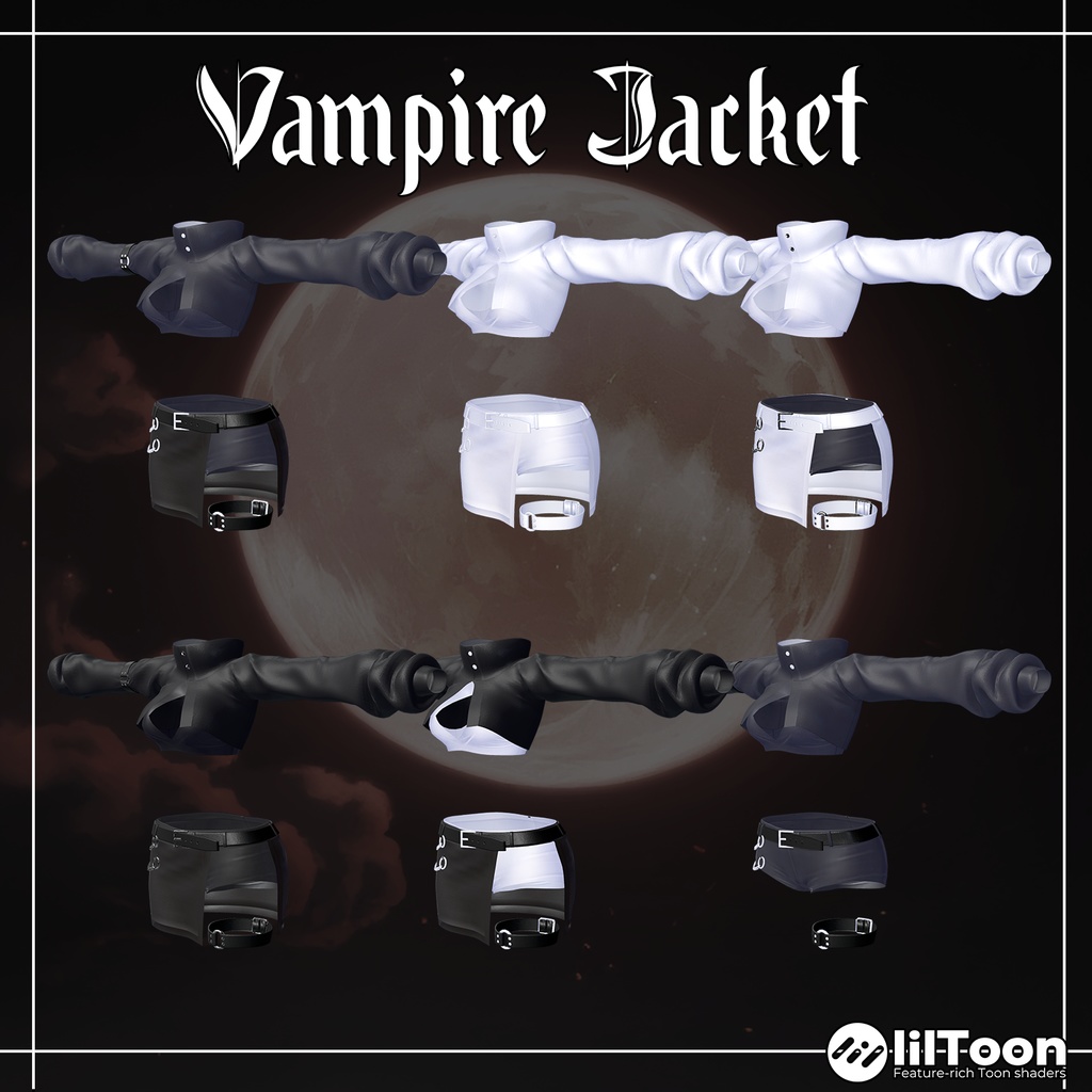 💥BLACKFRIDAY💥【40%% SALE】 【PB】【7アバター対応】 Vampire Jacket 【VRChat想定】