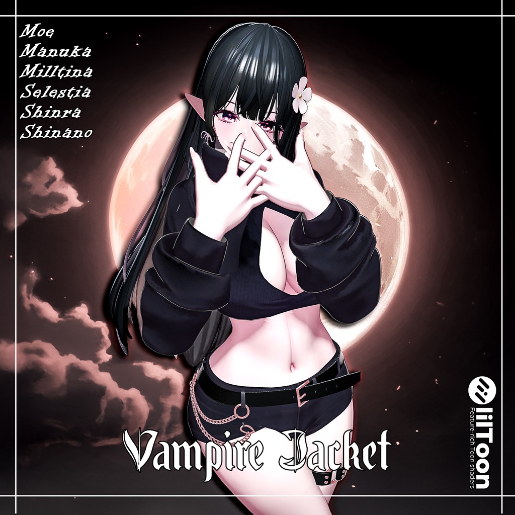 💥BLACKFRIDAY💥【40%% SALE】 【PB】【7アバター対応】 Vampire Jacket 【VRChat想定】