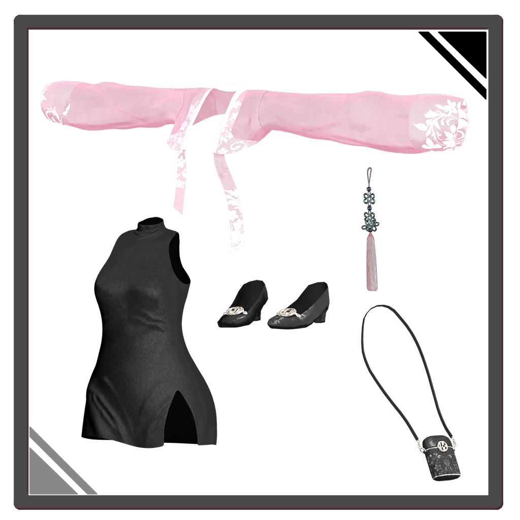 【PB】【5アバター対応】 BLACK ICE 【VRChat想定】