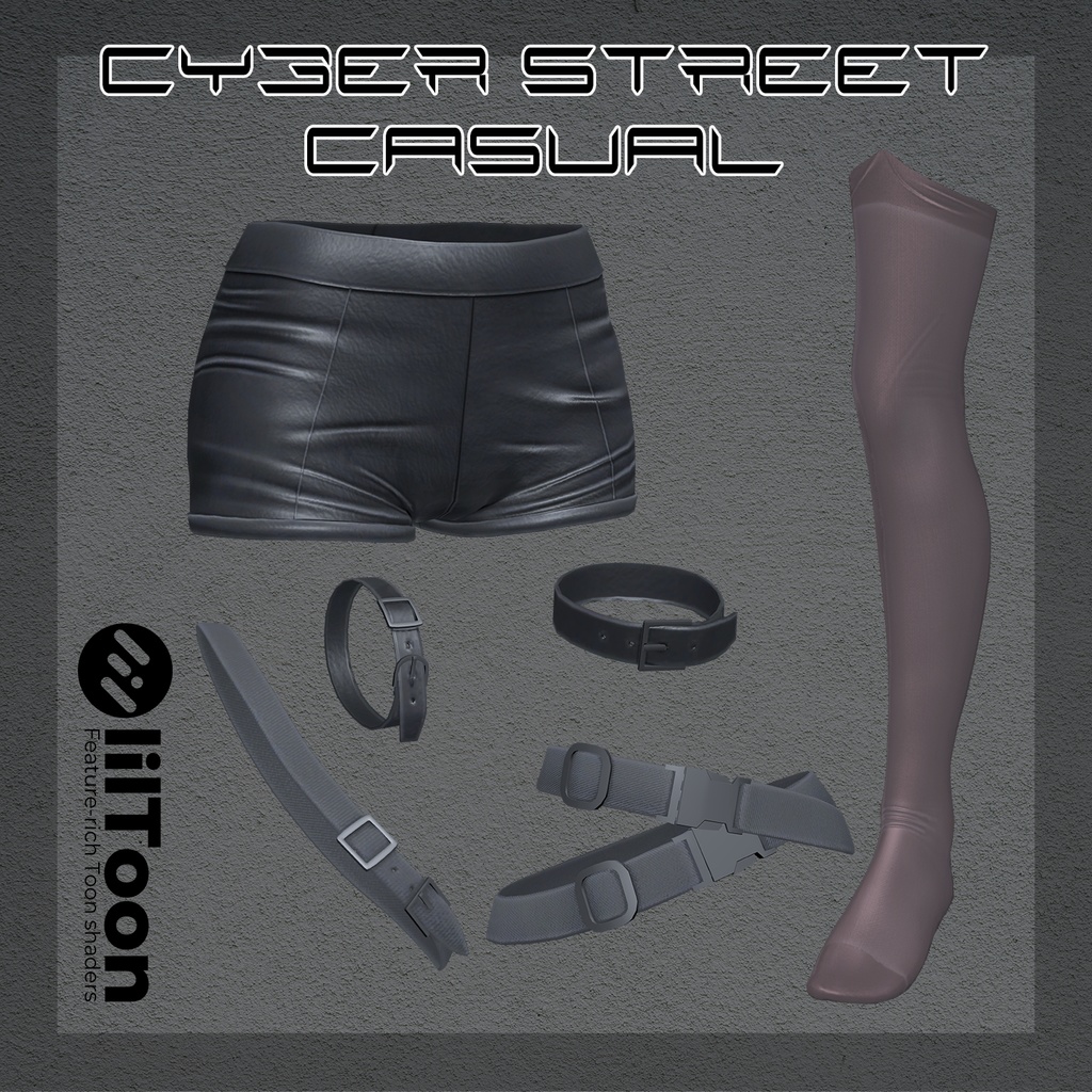 💥BLACKFRIDAY💥【40%% SALE】 【PB】【8アバター対応】 Cyber Street Casual 【VRChat想定】
