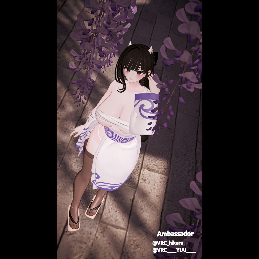 【PB】【10アバター対応】 Gozudo Haori 【VRChat想定】