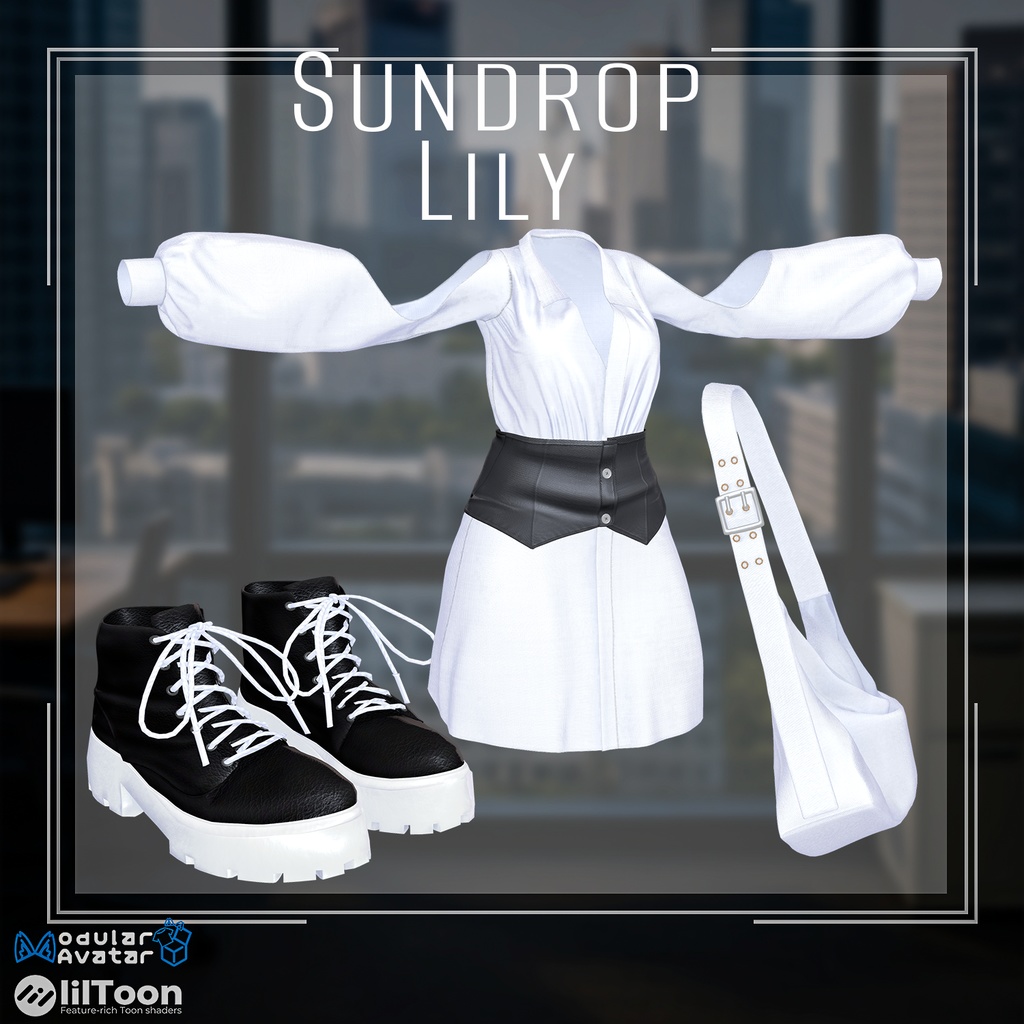 【PB】【7アバター対応】 Sundrop Lily 【VRChat想定】