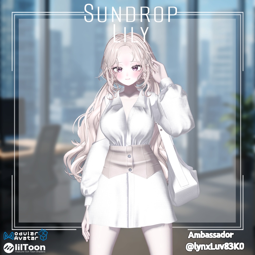 【PB】【7アバター対応】 Sundrop Lily 【VRChat想定】