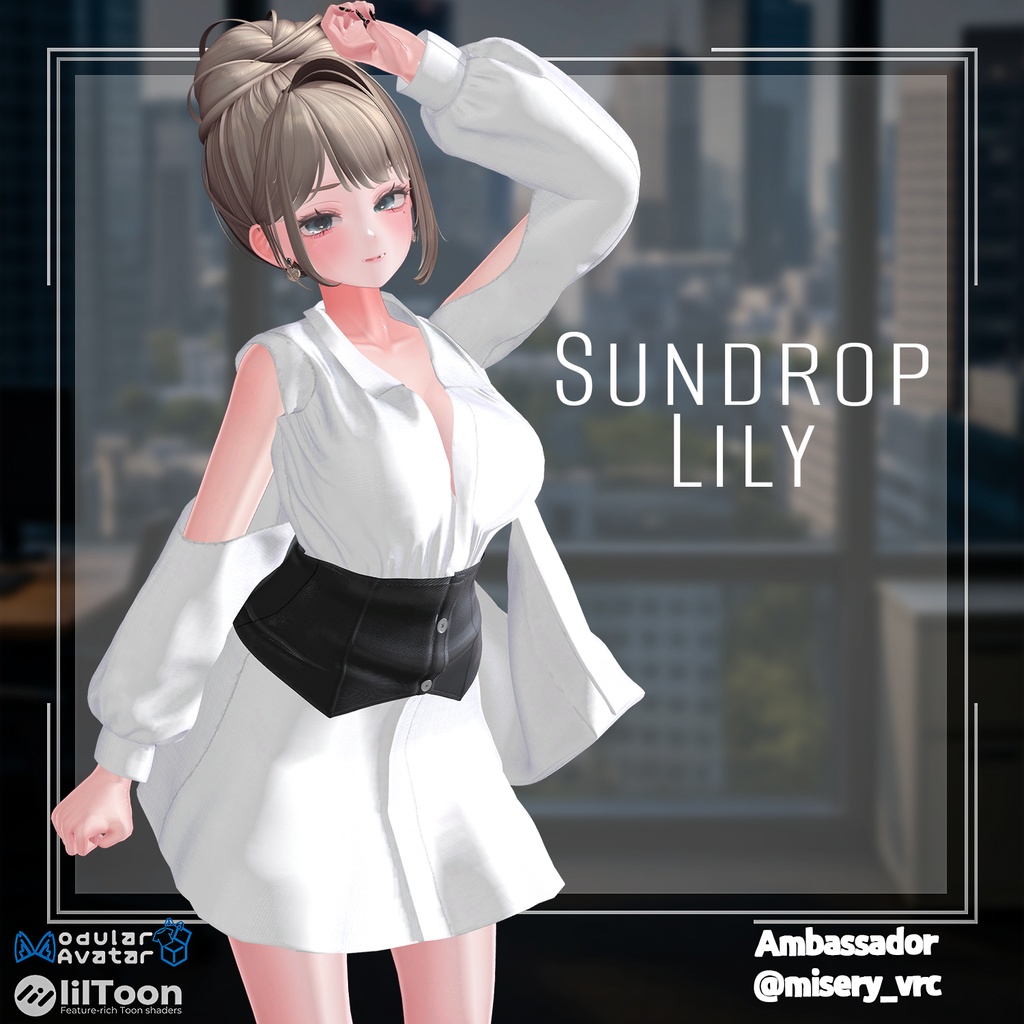 【PB】【7アバター対応】 Sundrop Lily 【VRChat想定】