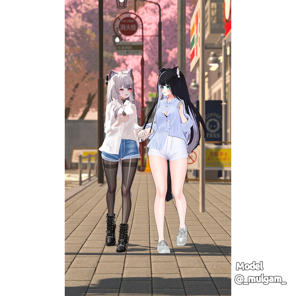 【PB】【9アバター対応】 Blue Breeze 【VRChat想定】