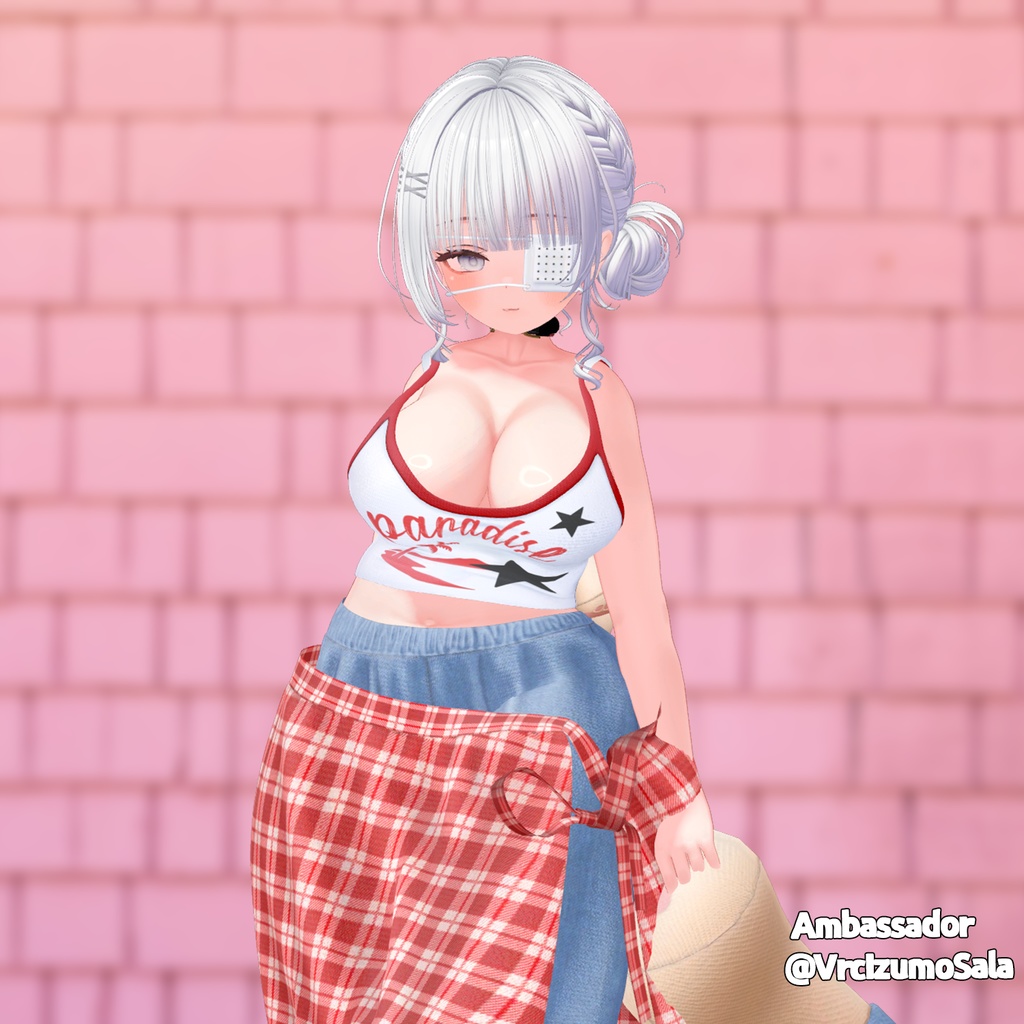 【PB】【8アバター対応】 Check Candy 【VRChat想定】