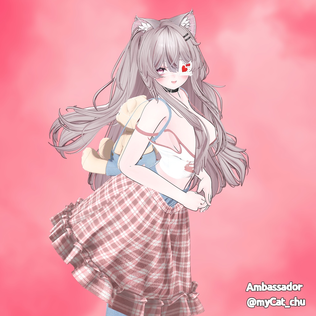 【PB】【8アバター対応】 Check Candy 【VRChat想定】