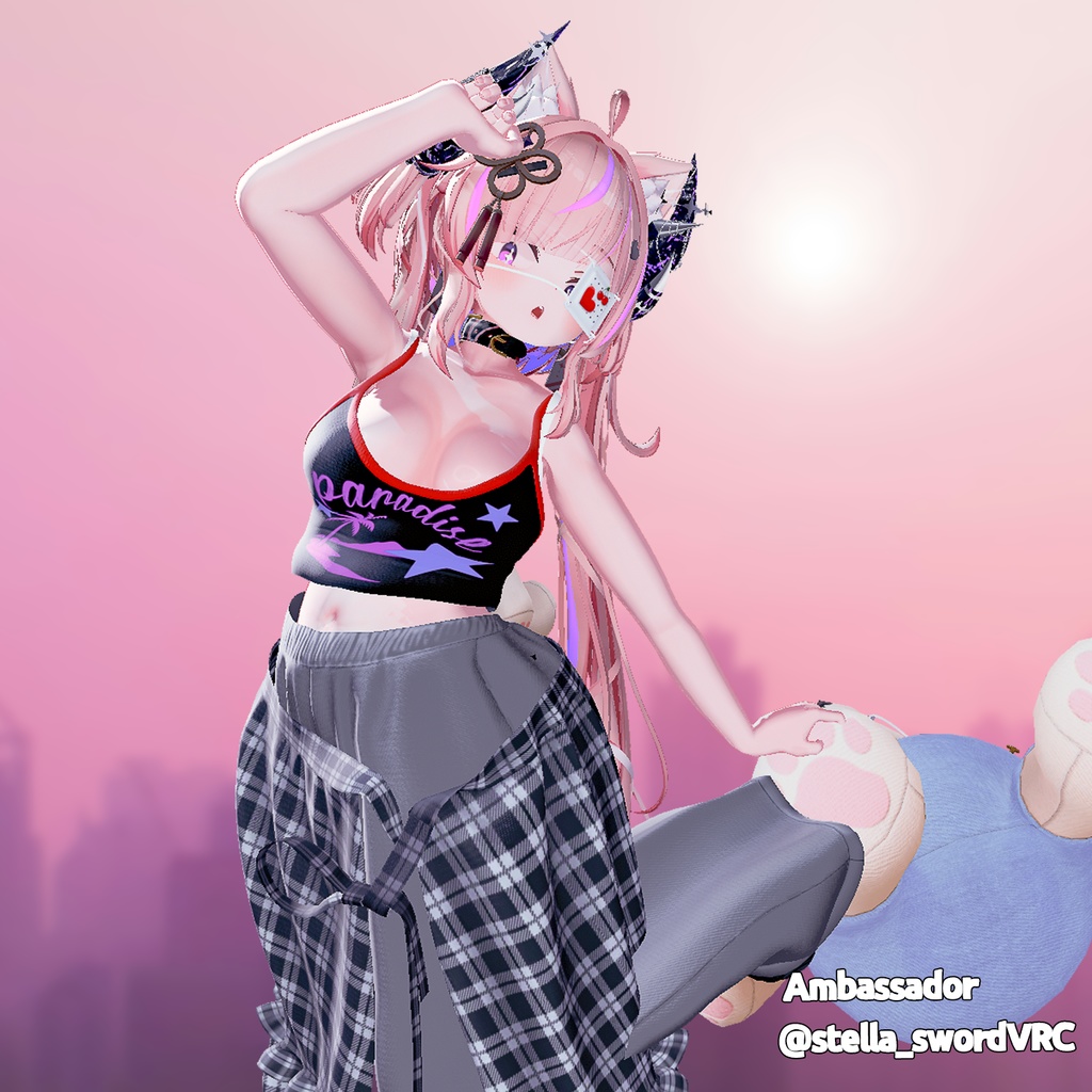 【PB】【8アバター対応】 Check Candy 【VRChat想定】