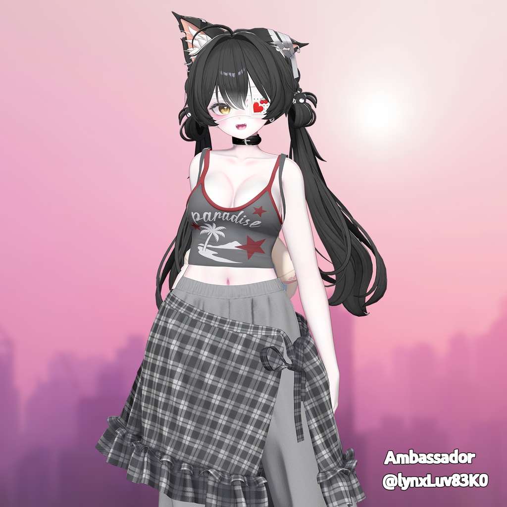 【PB】【8アバター対応】 Check Candy 【VRChat想定】