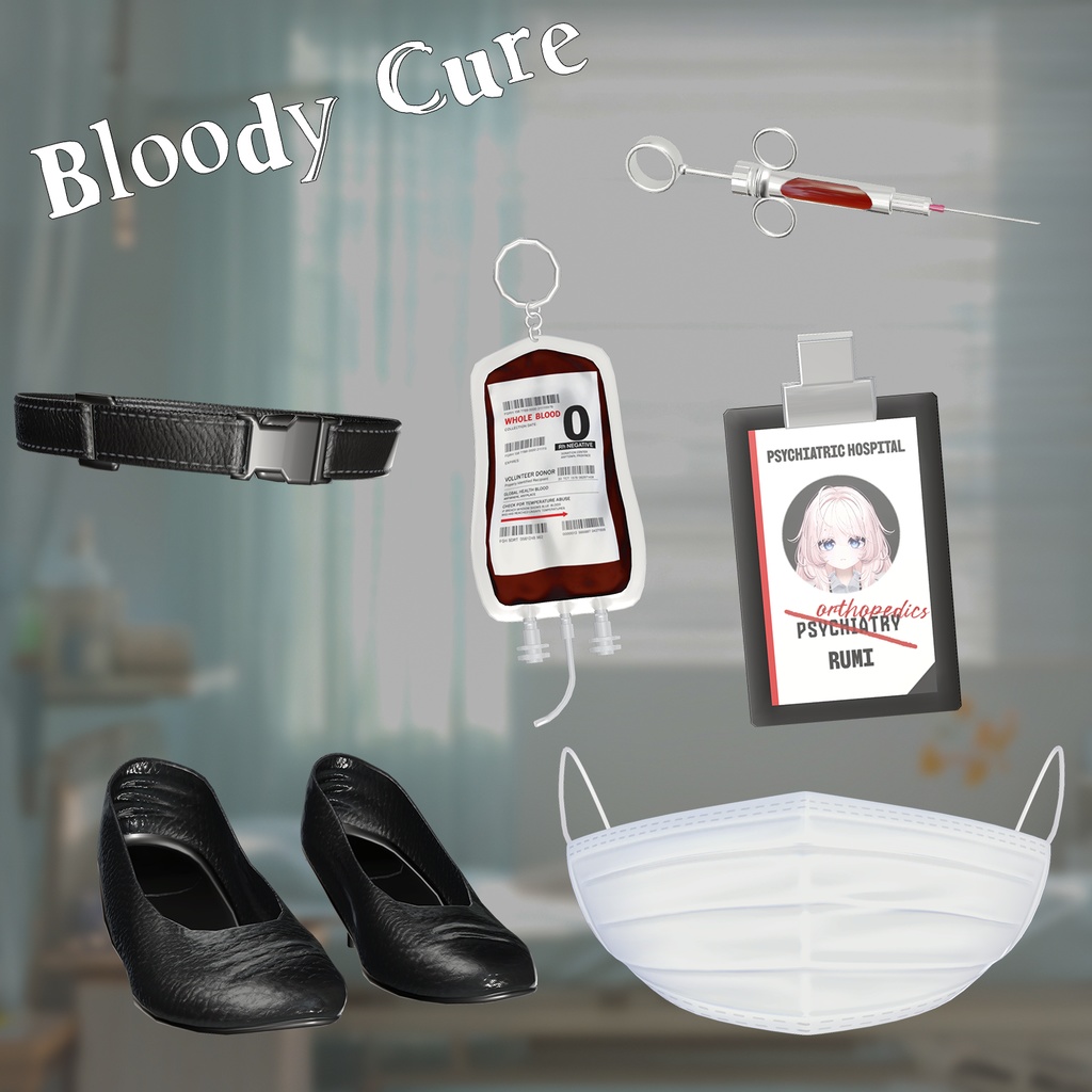 🎃【Halloween 50% SALE】🎃【5アバター対応】 Bloody Cure 【VRChat想定】