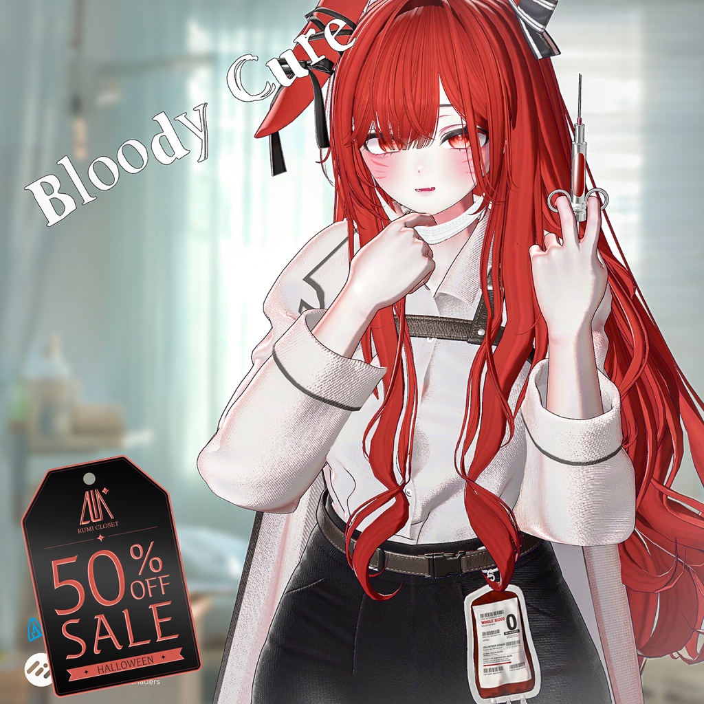 🎃HALLOWEEN SALE🎃【PB】【5アバター対応】 Bloody Cure 【VRChat想定】