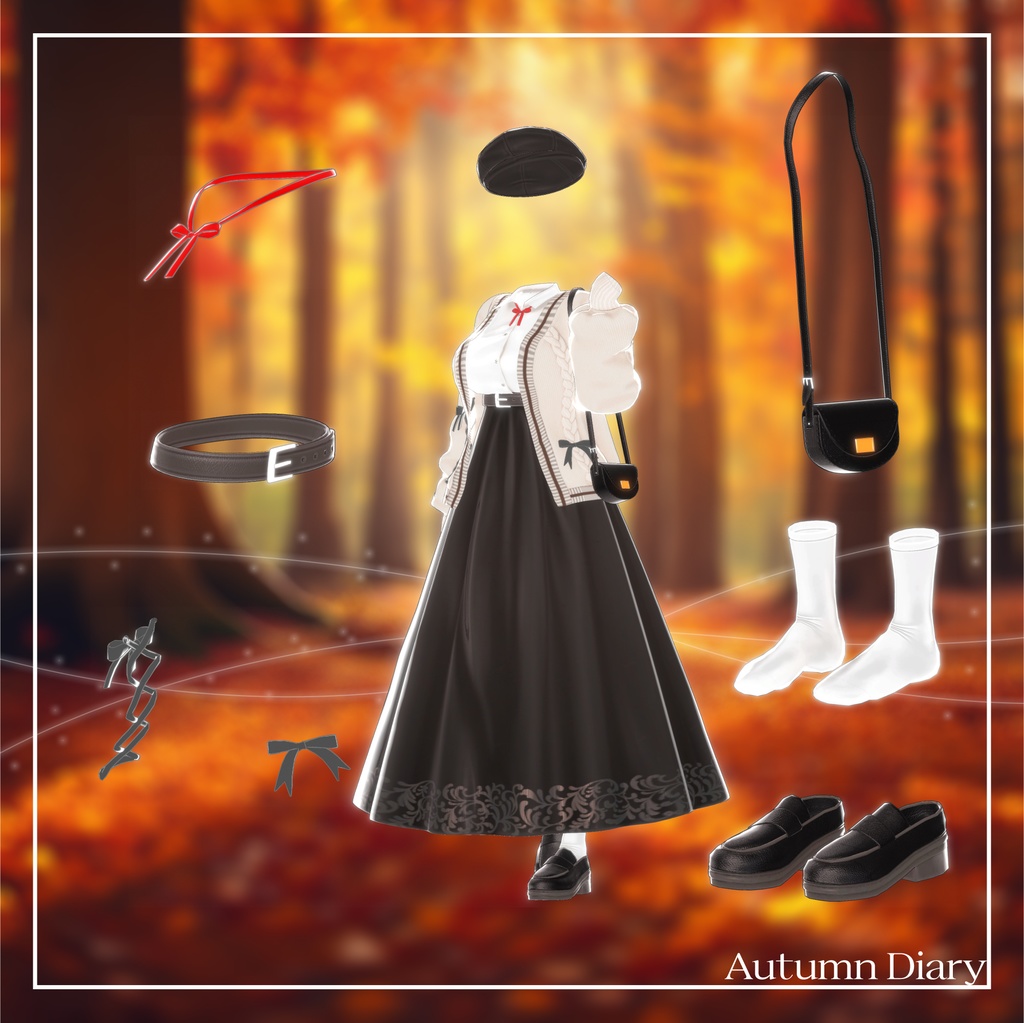 【40% SLAE】【13アバター対応】 Autumn Diary 【VRChat想定】
