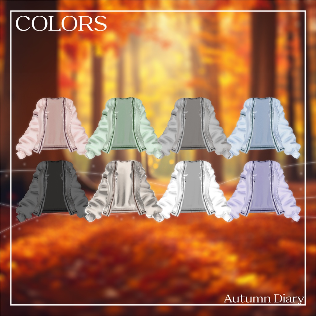 【40% SLAE】【13アバター対応】 Autumn Diary 【VRChat想定】