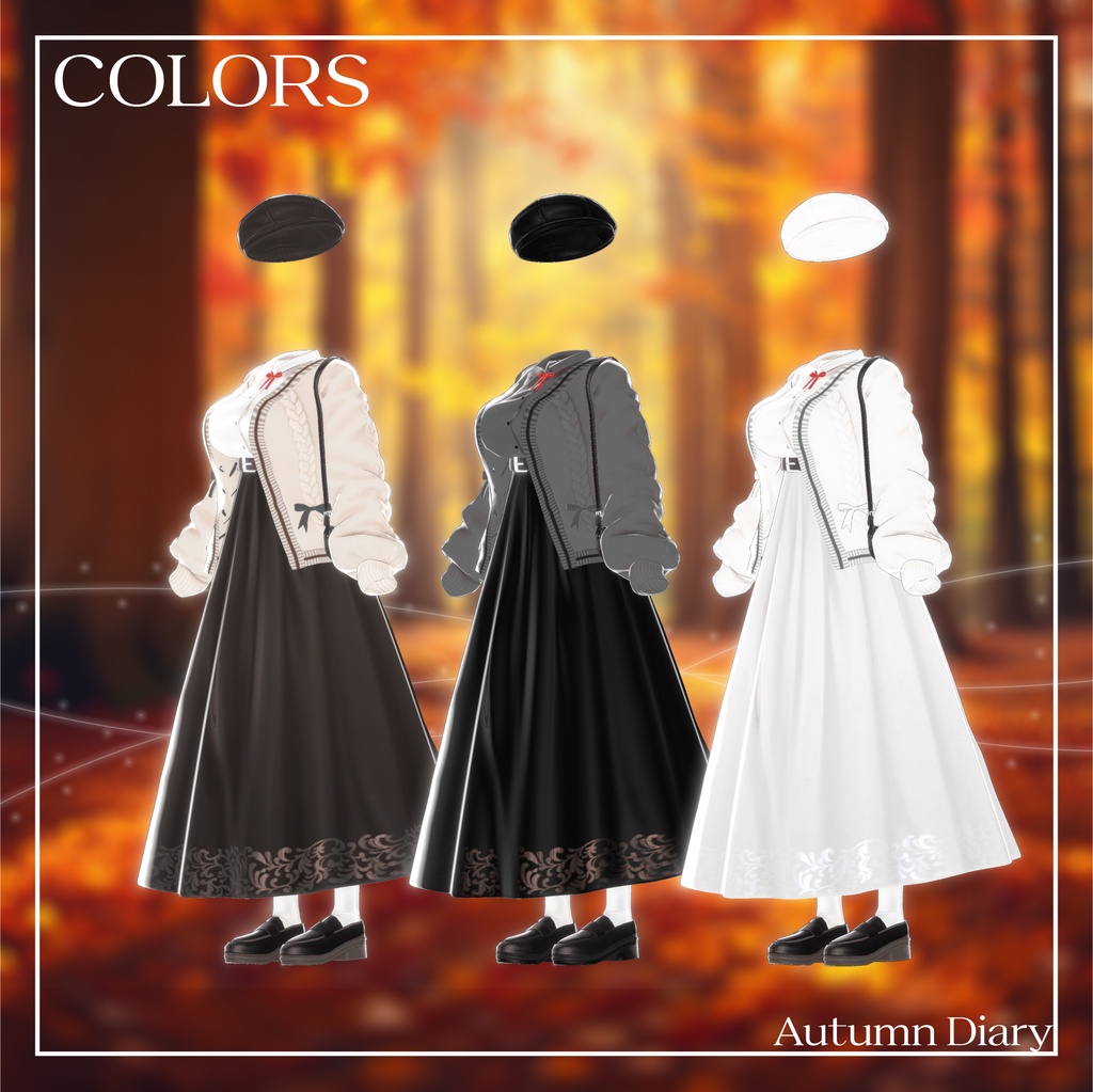 【40% SLAE】【13アバター対応】 Autumn Diary 【VRChat想定】