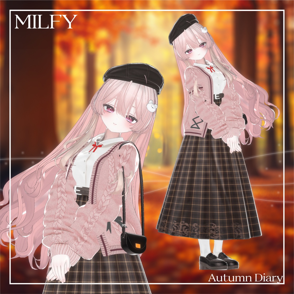 【40% SLAE】【13アバター対応】 Autumn Diary 【VRChat想定】