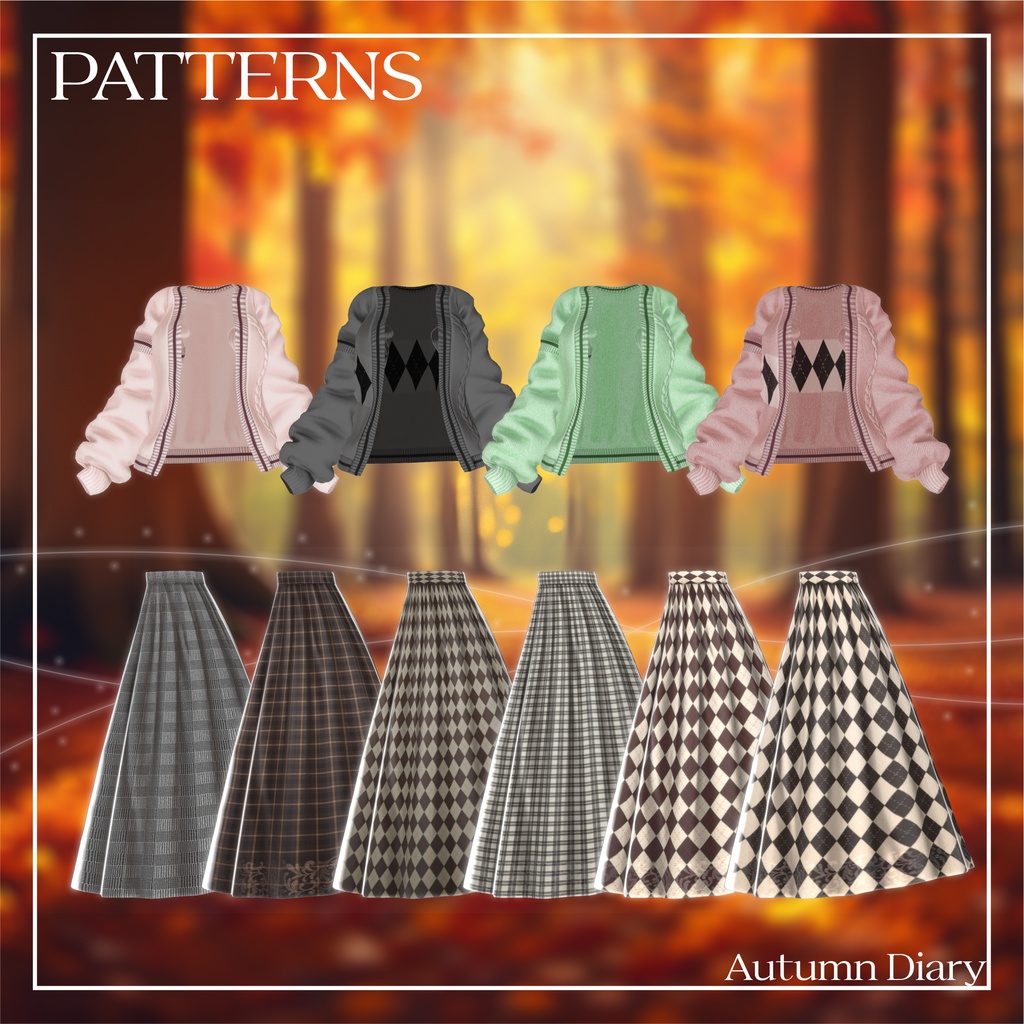 【40% SLAE】【13アバター対応】 Autumn Diary 【VRChat想定】