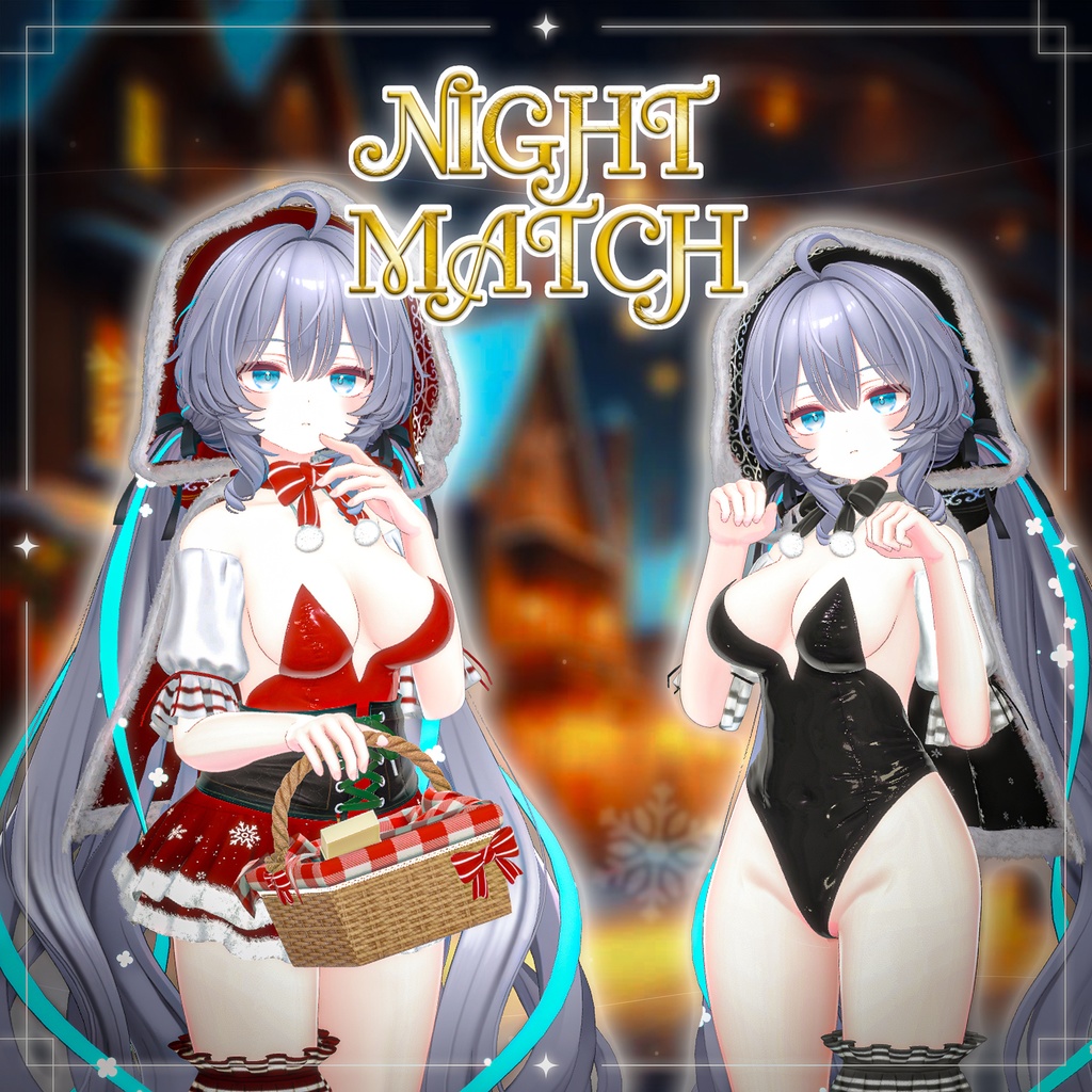 【PB】 Night Match 【10アバター対応】 【VRChat想定】