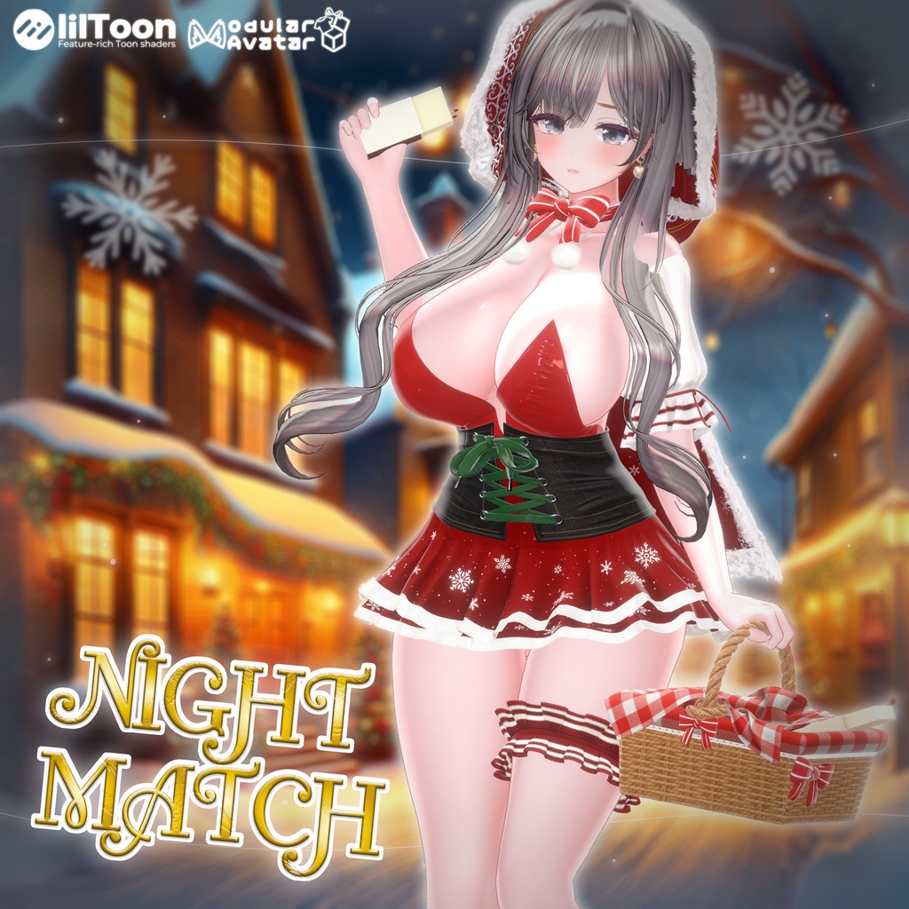 【PB】 Night Match 【10アバター対応】 【VRChat想定】