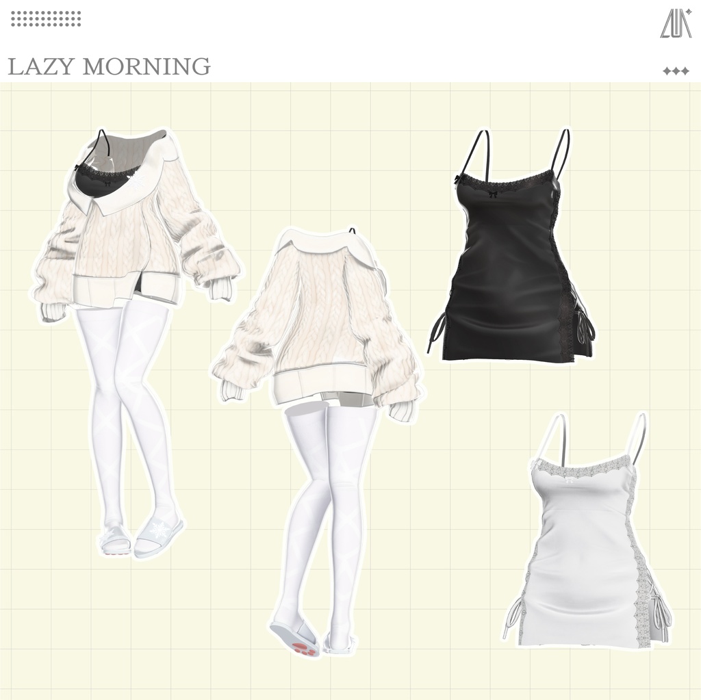 【SALE】【10アバター対応】 Lazy Morning 【VRChat想定】