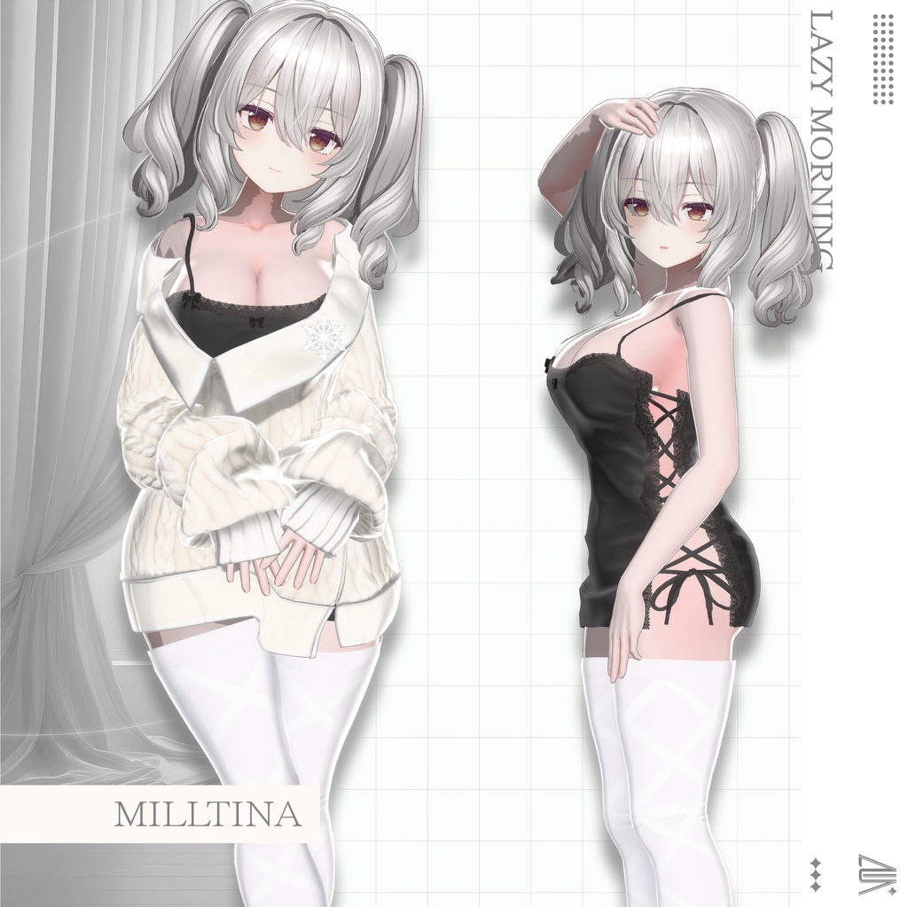 【SALE】【10アバター対応】 Lazy Morning 【VRChat想定】