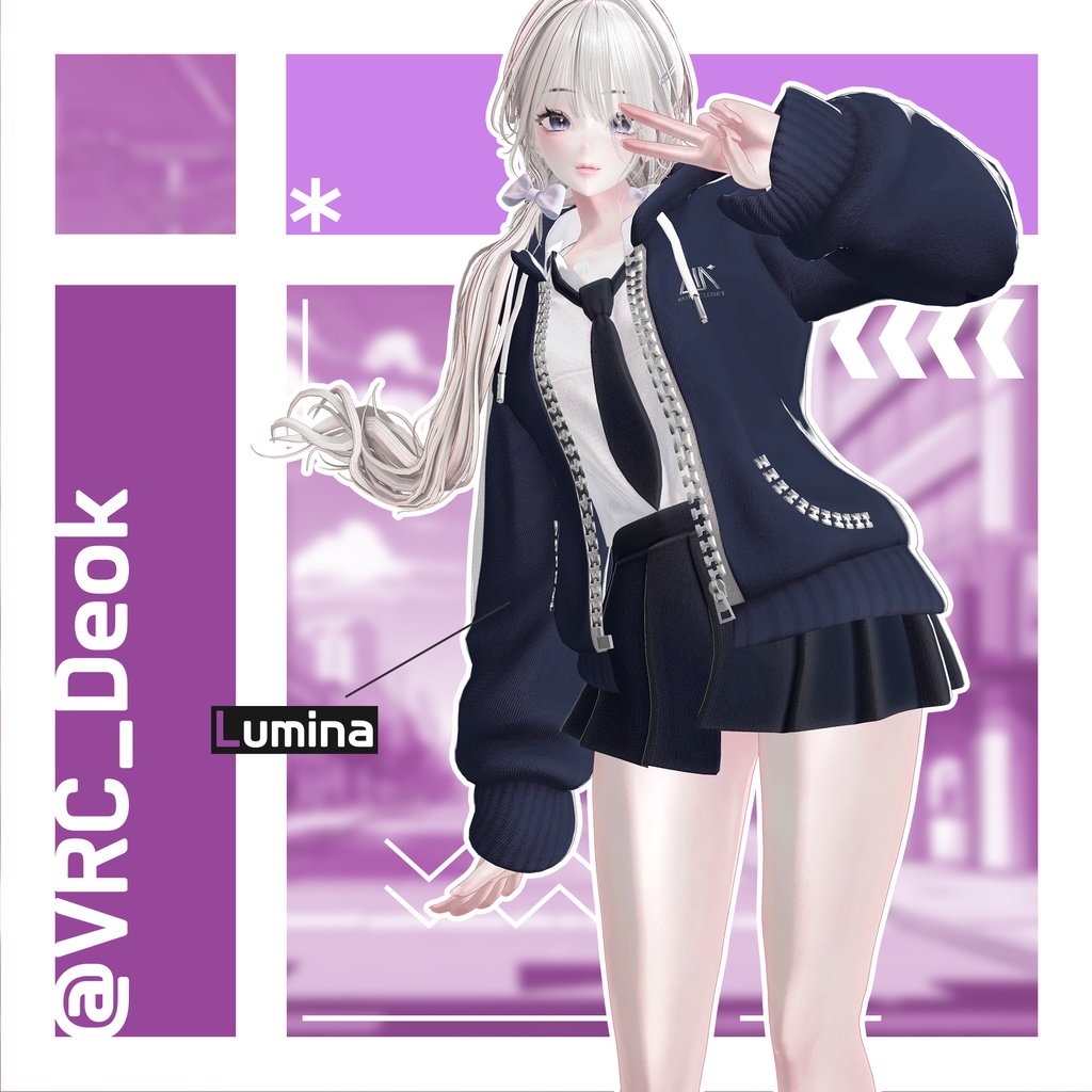 【SALE】【10アバター対応】 Between Classes 【VRChat想定】