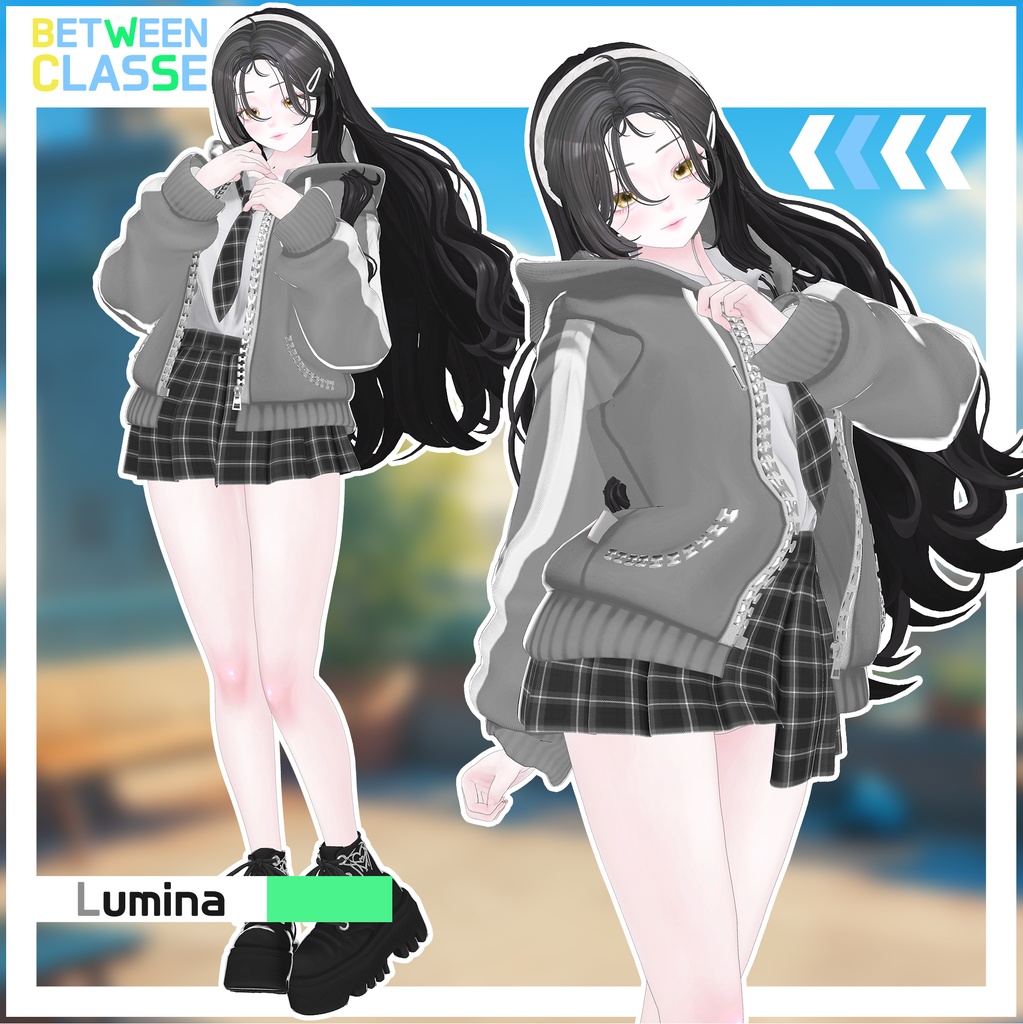 【SALE】【10アバター対応】 Between Classes 【VRChat想定】