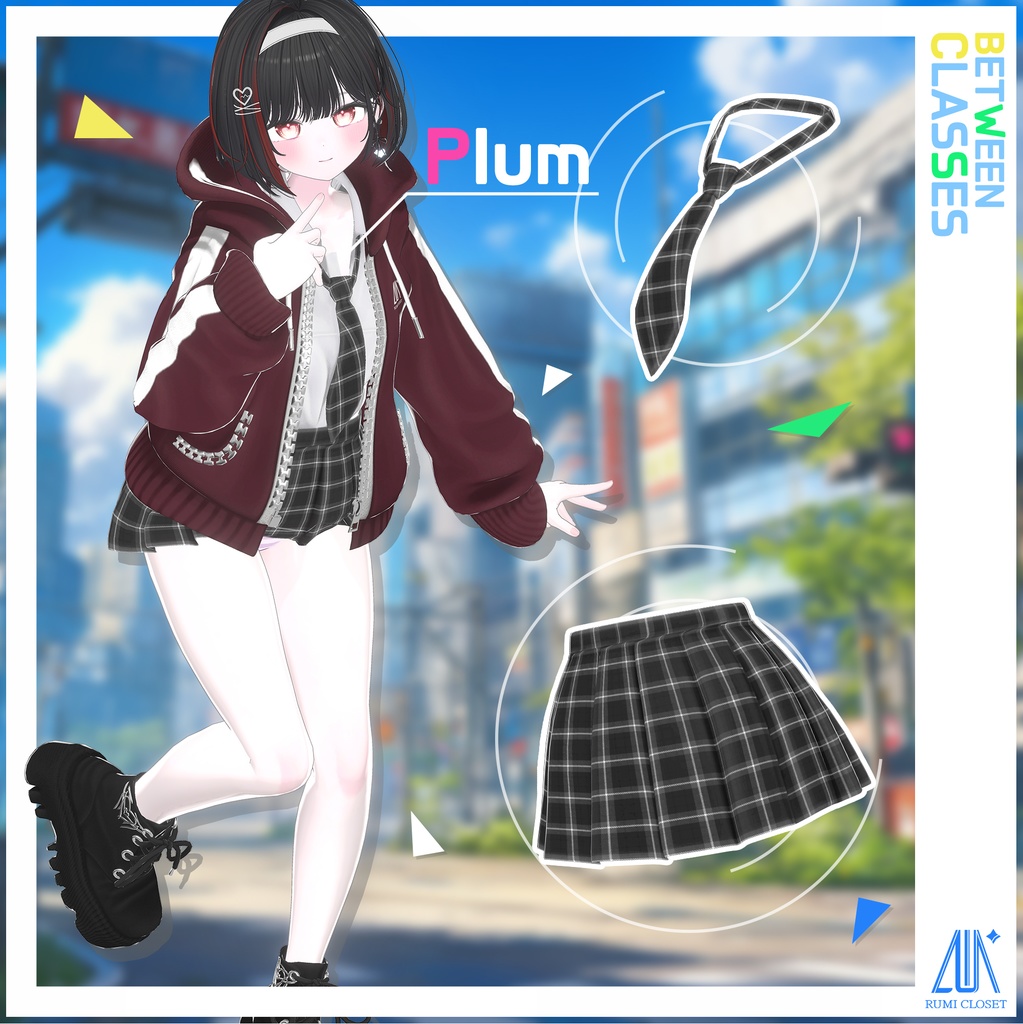 【SALE】【10アバター対応】 Between Classes 【VRChat想定】