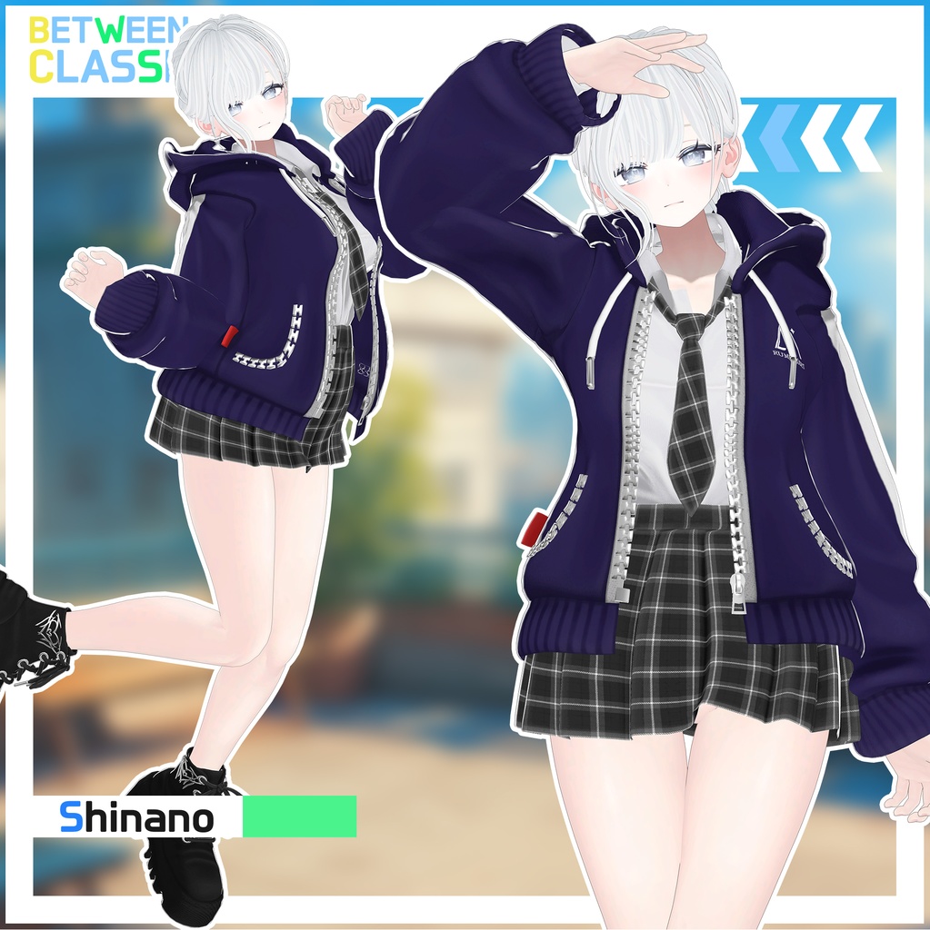 【SALE】【10アバター対応】 Between Classes 【VRChat想定】