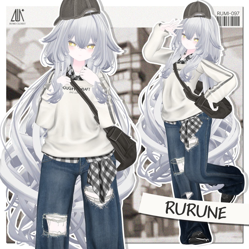 【SALE】【16アバター対応】 Rough Draft 【VRChat想定】