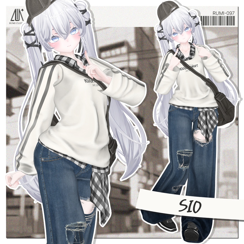 【SALE】【16アバター対応】 Rough Draft 【VRChat想定】