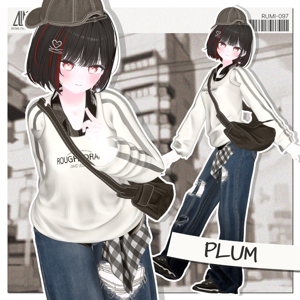 【SALE】【16アバター対応】 Rough Draft 【VRChat想定】