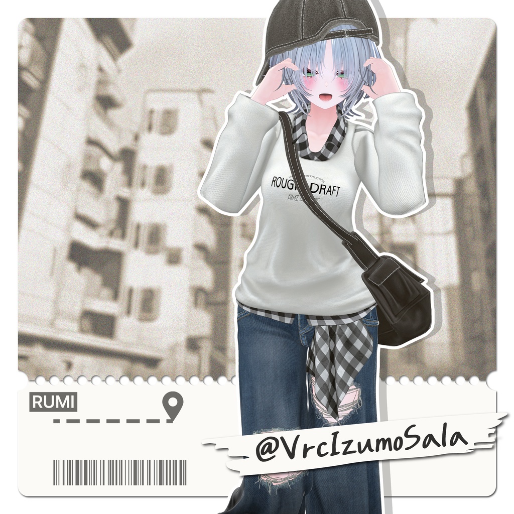 【SALE】【16アバター対応】 Rough Draft 【VRChat想定】