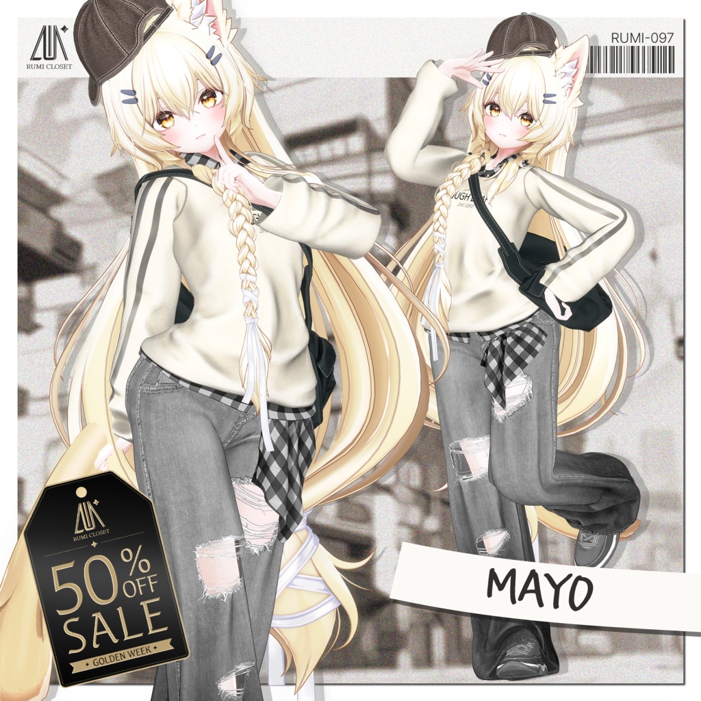 🎉 GOLDEN WEEK 50% SALE 🎉【PB】【18アバター対応】 Rough Draft 【VRChat想定】