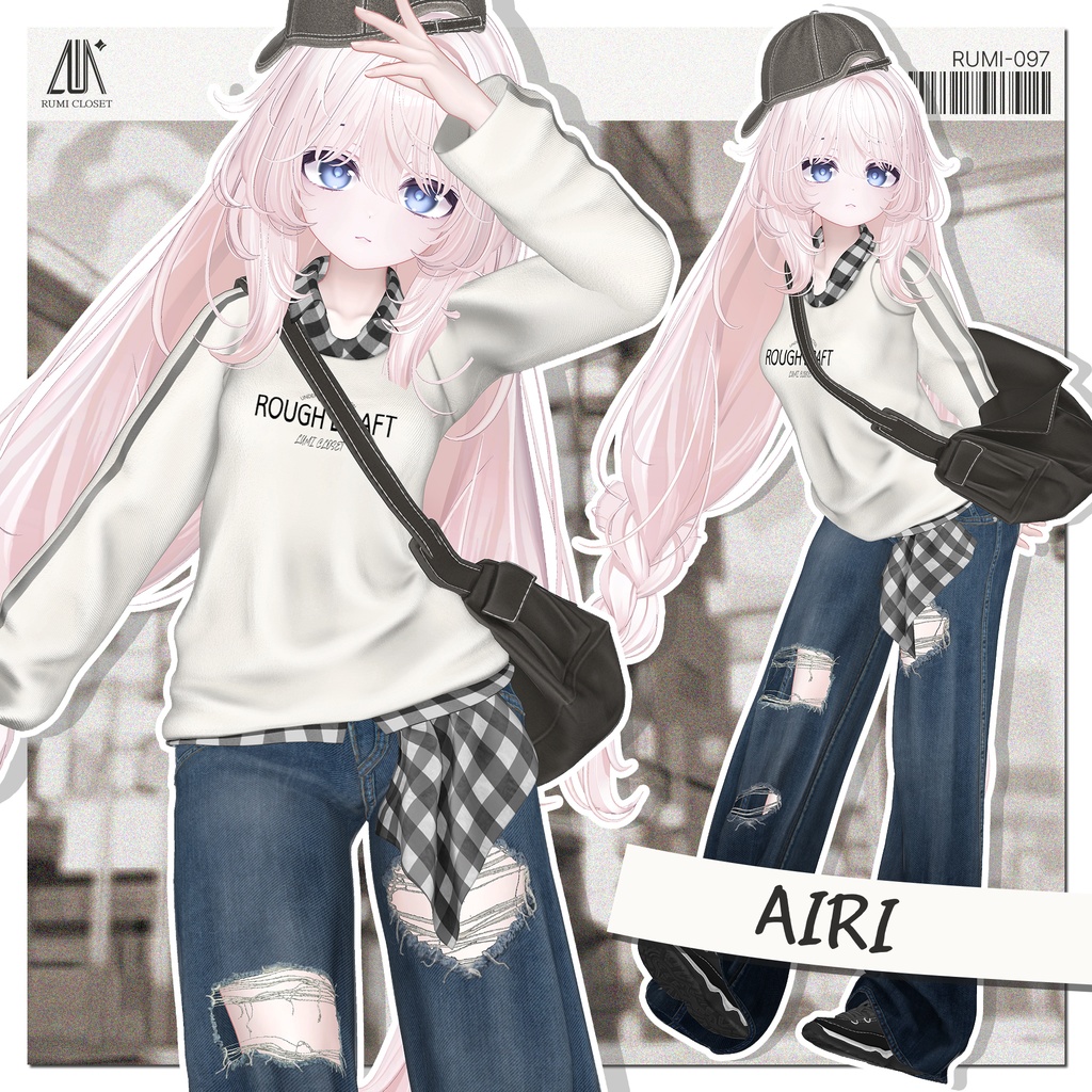 【SALE】【16アバター対応】 Rough Draft 【VRChat想定】