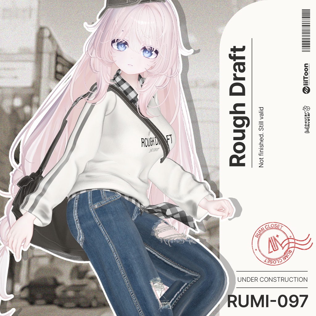 【PB】【18アバター対応】 Rough Draft 【VRChat想定】
