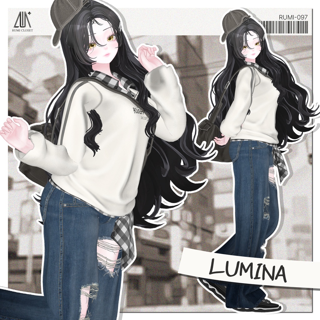 【SALE】【16アバター対応】 Rough Draft 【VRChat想定】