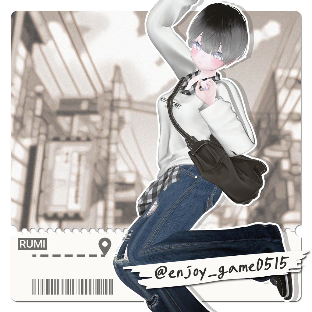 【SALE】【16アバター対応】 Rough Draft 【VRChat想定】