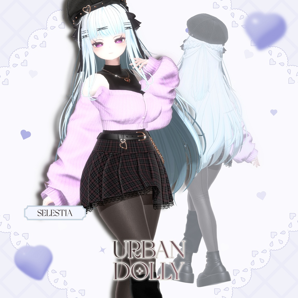 【SALE】【17アバター対応】 Urban Dolly 【VRChat想定】