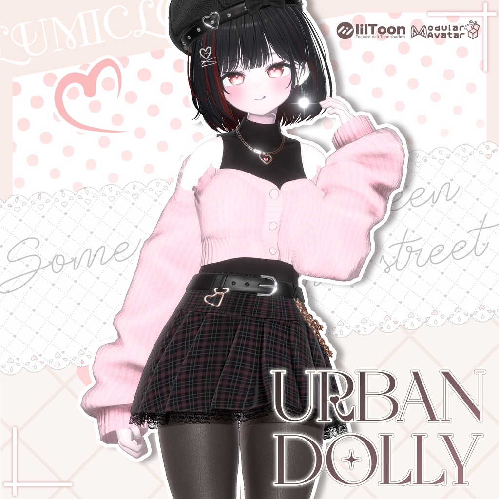 【SALE】【17アバター対応】 Urban Dolly 【VRChat想定】