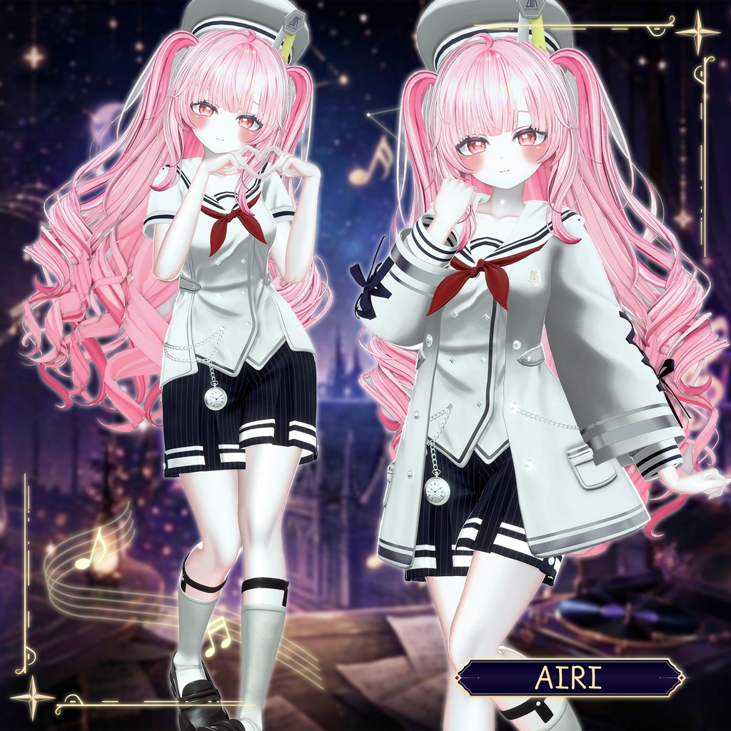 【SALE】【17アバター対応】 Noctra Cadenza 【VRChat想定】