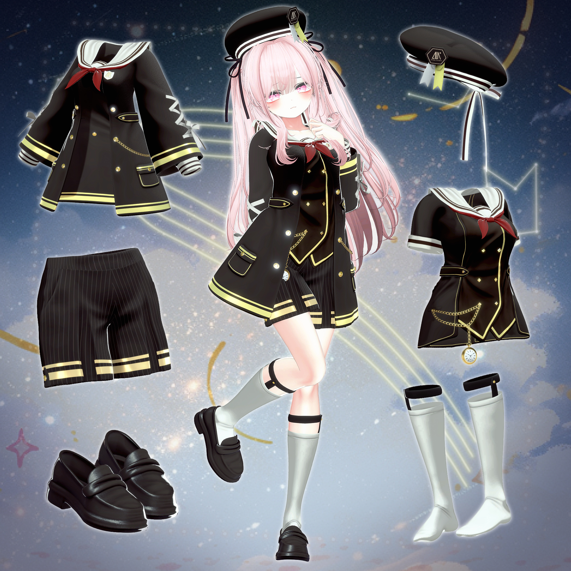 【PB】【17アバター対応】 Noctra Cadenza 【VRChat想定】 - ルミ - BOOTH