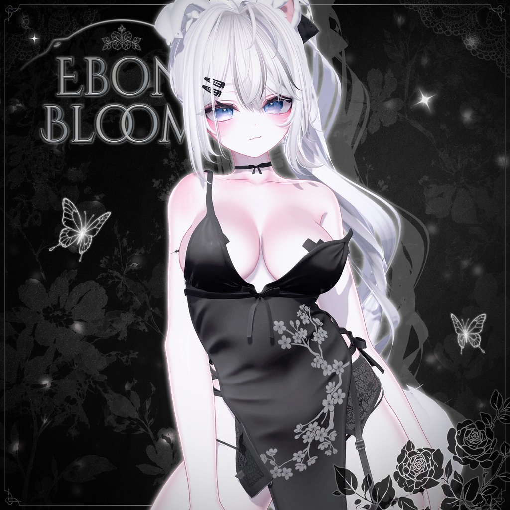 【40% SALE】【15アバター対応】 Ebon Bloom 【VRChat想定】