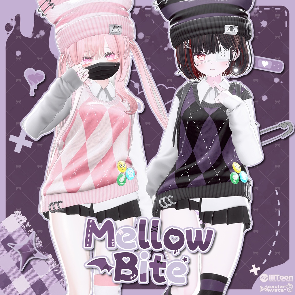 【SALE】【14アバター対応】 Mellow Bite 【VRChat想定】