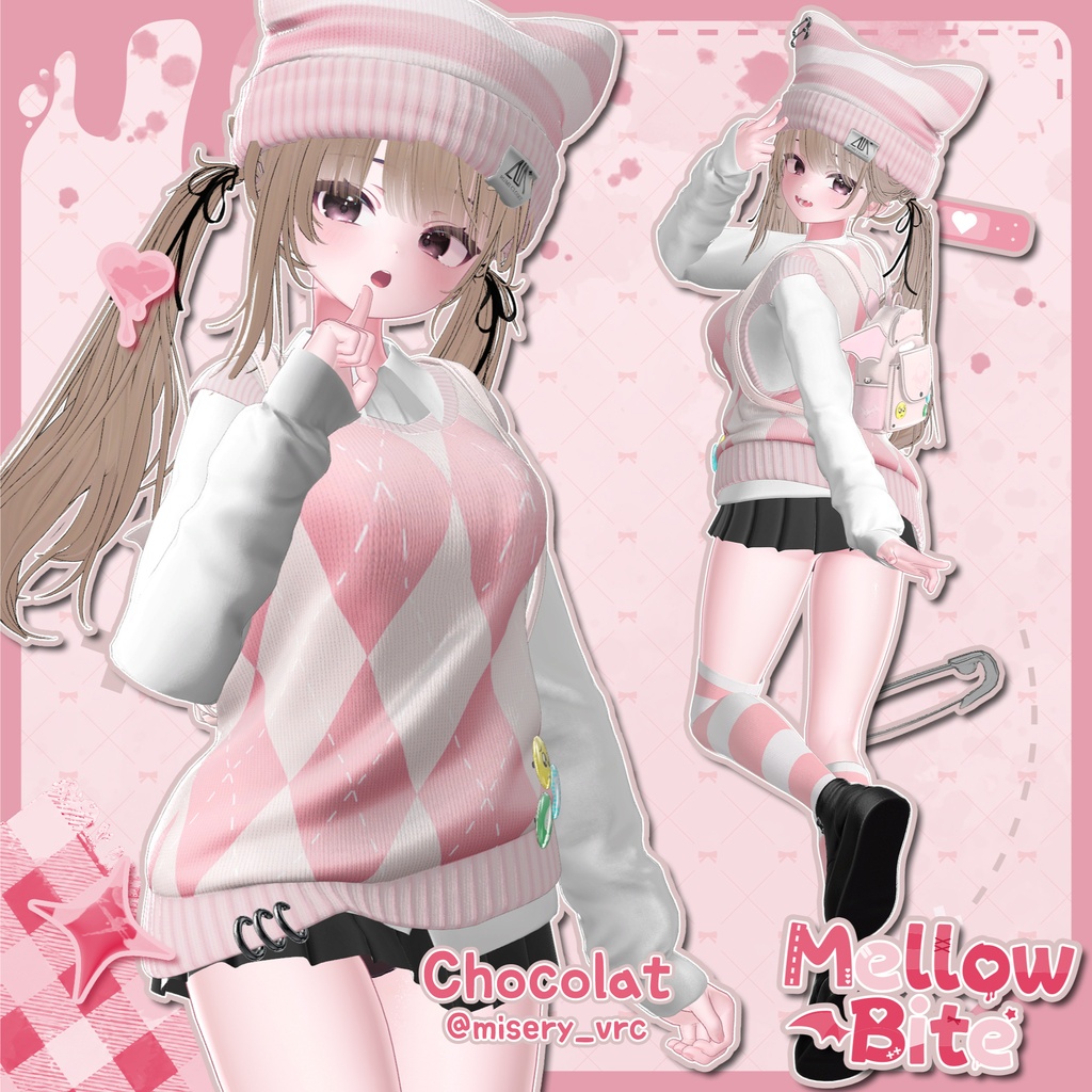 【SALE】【14アバター対応】 Mellow Bite 【VRChat想定】